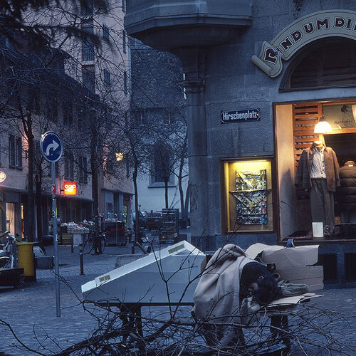 Homelessness in Zürich 1989